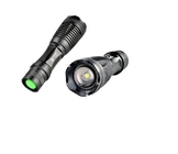 UltraFire 1800 Lm Cree XM-L T6 Focus điều chỉnh zoom Torch Led Đèn pin Torch ánh sáng