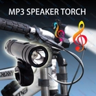 Máy Strobe điều chỉnh LED Flashlight Torch Với MP3 Player YSF - MT08