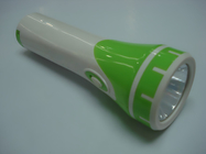 Customized 5/6 Led đơn vị nhựa Torch Flashlight Với ​​400mAh Pin sạc