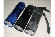 giá cả cạnh tranh nhôm 9pcs biểu tượng hợp kim oem công suất cao dẫn đuốc đèn pin