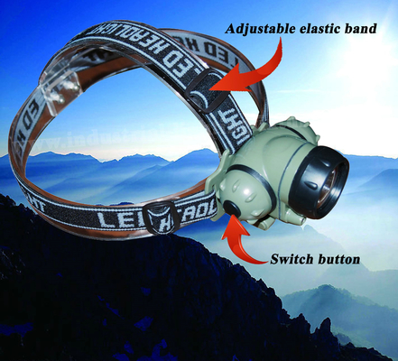 1 Watt High Power LED Head Torch sạc 14000MCD, LED đèn pha