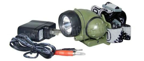 Cường độ cao sạc Waterproof 3 Watt LED đèn pha cho lính cứu hỏa