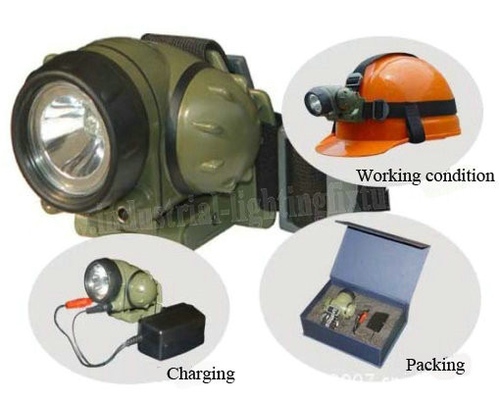 Cường độ cao sạc Waterproof 3 Watt LED đèn pha cho lính cứu hỏa