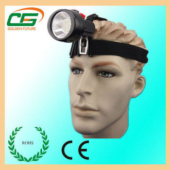 KL2.5LM sạc LED thợ mỏ than đèn pha / đèn LED Head Torch MSHA chấp thuận