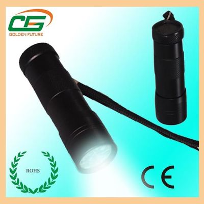 12pcs trắng Led Torch Flashlight Với ​​3pcs 1.5V AAA Battereis