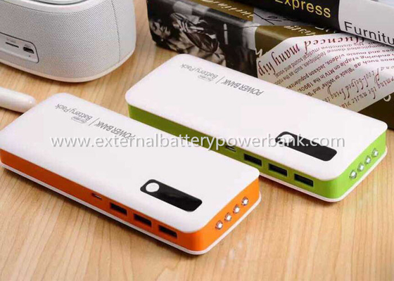 High Power 10000mAh phổ kép USB Power Bank 4 LED Light