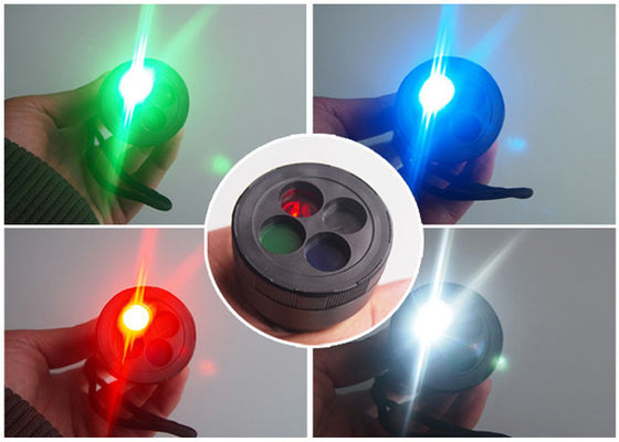 4 màu ngoài trời mạnh 170 lm Cree LED Flashlight Với ​​3 chế độ Switch