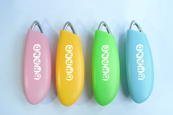 đèn pin ngân hàng quyền lực chuyên nghiệp keychain bên ngoài nhỏ màu xanh, màu xanh lá cây