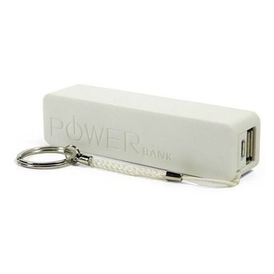 Trắng 2600mAh sạc điện thoại di ga, Portable Ngân hàng điện sạc pin Keychain