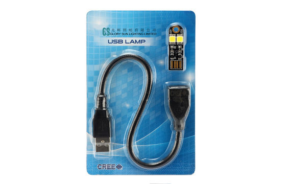 màu đen / trắng trắng mát lạnh Mini USB đèn LED cho Laptop Bàn phím