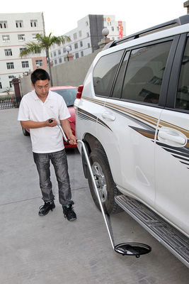 GP-916 Dưới Vehicle Inspection Gương / Flat Acrylic gương với hai đường cong và đường 30 * 30cm gương