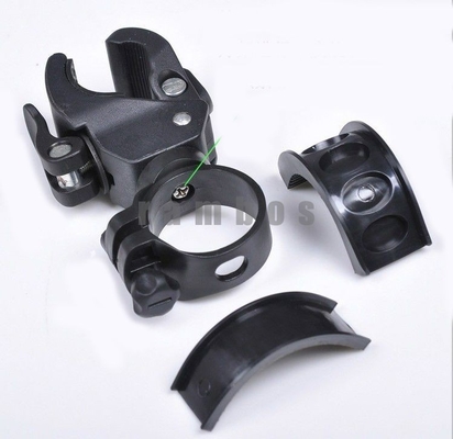 360 ° Bike Torch Flashlight Núi Holder, Clip LED Đèn pin xe đạp tay lái Cradle Chủ