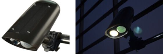 Cree 250lm LED năng lượng mặt trời Yard Lights, 2W LED Torch treo tường dẫn thiết bị chiếu sáng