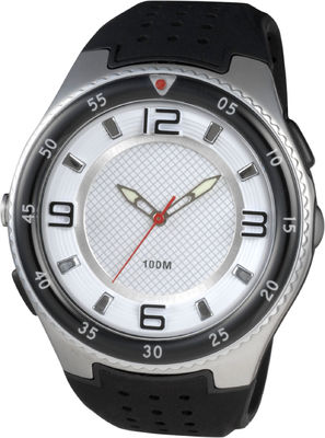 Mens Vòng Sporty Analog Đồng hồ Led Torch Và 100m Chống nước