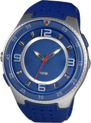 Mens Vòng Sporty Analog Đồng hồ Led Torch Và 100m Chống nước