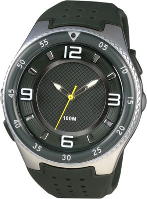 Mens Vòng Sporty Analog Đồng hồ Led Torch Và 100m Chống nước