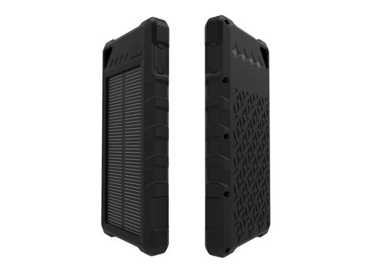 Nhựa chống thấm USB 5V 2A Li-polymer năng lượng mặt trời Ngân hàng điện 16000mAh cho Điện thoại di động