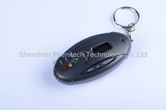 Quick Response nhựa ABS kỹ thuật số Keychain Breath Rượu Tester, CE