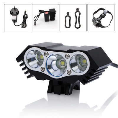 Super Bright 6000Lm 3x Cree XM-L U2 Dynamo Light xe đạp hợp kim nhôm