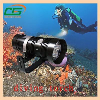 200meter Lặn sâu sạc High Power Led Lặn Torch Công nghiệp nhẹ